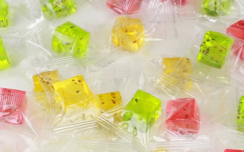 Chia seed gummy candy