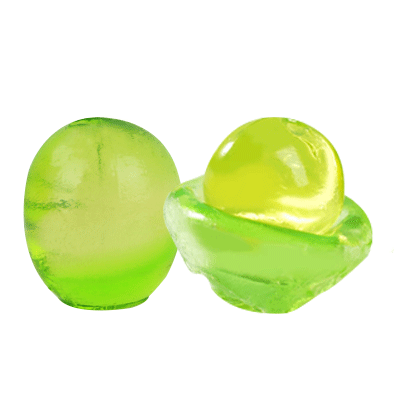 Round ball peeling gummy candy