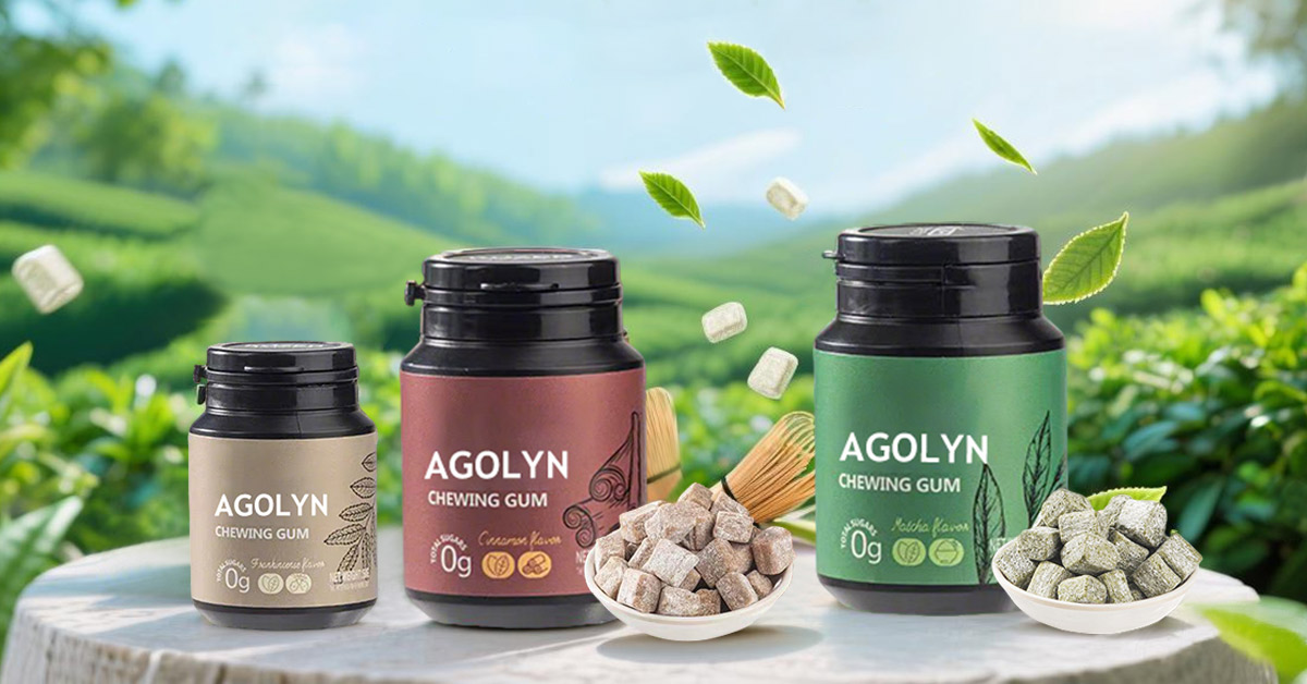 AGOLYN Mineralized Chewing Gum - professional OEM solution for enamel repair