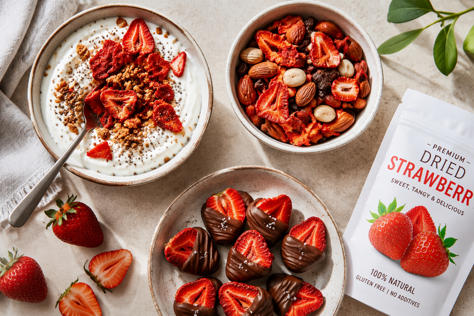 Creative Ways to Eat Dried Strawberries