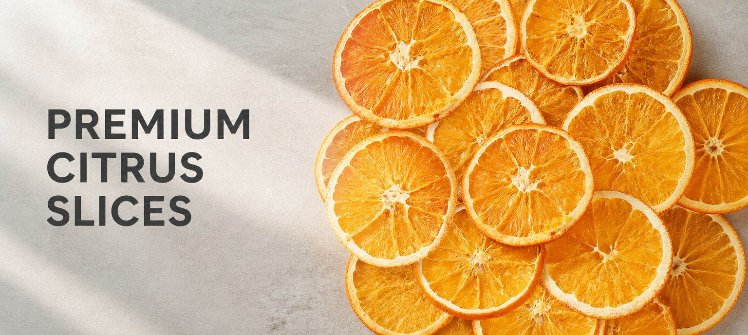 Premium Dried Orange Slices Close-up
