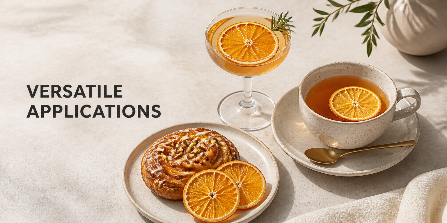 Dried Orange Slices Applications