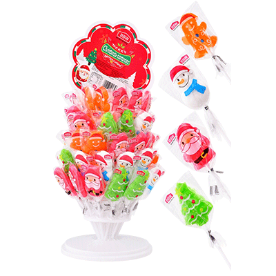 Premium Mixed Fruit Christmas Lollipops
