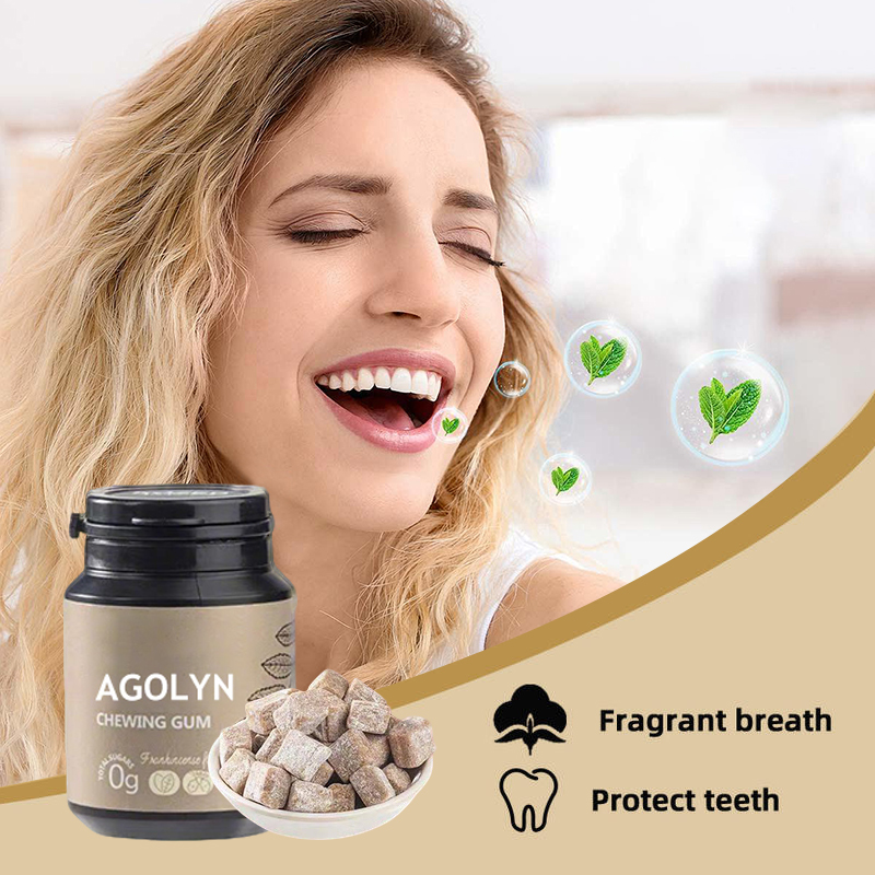 Remineralized Cube-shaped Chewing Gum